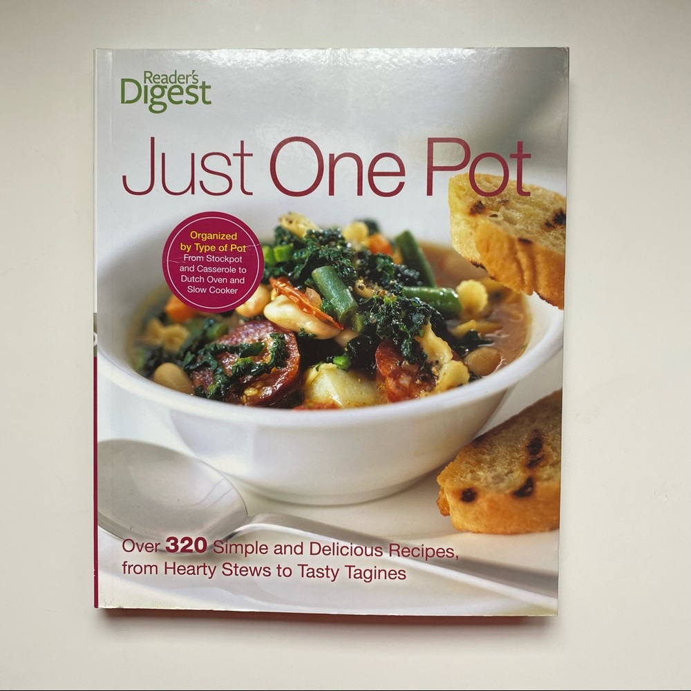 Just One Pot paperback quick recipes cookbook book